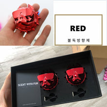 Ladda upp bild till gallerivisning, 2Pcs Bulldog Car Perfume Fragrance Diffuser air fresheners with Magnet Clip Auto Vents Scent Parfume Gift Box Car Decor