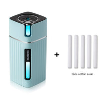 Ladda upp bild till gallerivisning, Electric Humidifier Aroma Oil Diffuser Essential Ultrasonic Wood Grain Air Humidifier USB Mini Mist Maker LED Light
