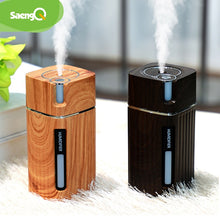 Ladda upp bild till gallerivisning, Electric Humidifier Aroma Oil Diffuser Essential Ultrasonic Wood Grain Air Humidifier USB Mini Mist Maker LED Light
