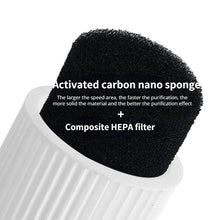 Ladda upp bild till gallerivisning, HEPA Air Purifier UV Light Sterilizer Mini Portable USB Charging Home Car Formaldehyde Remover Smart UVC Filter Air Purifier