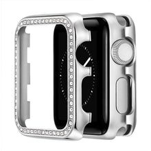 Ladda upp bild till gallerivisning, Metal Diamond Shell For Apple Watch Case 44mm 40mm 42mm 38mm Stainless Steel Protective Case For iWatch Series 6 5 4 3 SE 44mm