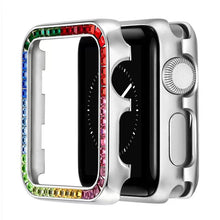 Ladda upp bild till gallerivisning, Metal Diamond Shell For Apple Watch Case 44mm 40mm 42mm 38mm Stainless Steel Protective Case For iWatch Series 6 5 4 3 SE 44mm