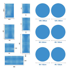 Cargar imagen en el visor de la galería, Swimming Pool Insulation Film Blue Bubble Film Swimming Pool Cover PE Bubble Film Dustproof Outdoor Swimming Pool Accessories
