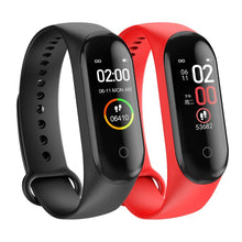 Загрузить изображение в средство просмотра галереи, M4 Smartwatch — часы с тонометром, пульсометром, измерителем физических упражнений и фитнеса, водонепроницаемые и очень практичные.