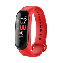 Загрузить изображение в средство просмотра галереи, M4 Smartwatch — часы с тонометром, пульсометром, измерителем физических упражнений и фитнеса, водонепроницаемые и очень практичные.