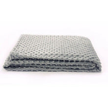 Ladda upp bild till gallerivisning, Weighted Blanket Cover Zip Velvet Bubble Duvet Quilt Soft Breathable Sleep Blanket Covers Comfortable Heavy Blanket Cover