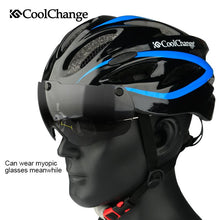 Load image into Gallery viewer, CoolChange Bicycle Helmet EPS Insect Net Road MTB Bike wind resistant
 Lenses Integrally-molded Cycling Casco Ciclismo
