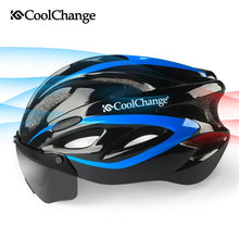 Load image into Gallery viewer, CoolChange Bicycle Helmet EPS Insect Net Road MTB Bike wind resistant
 Lenses Integrally-molded Cycling Casco Ciclismo
