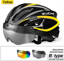 Load image into Gallery viewer, CoolChange Bicycle Helmet EPS Insect Net Road MTB Bike wind resistant
 Lenses Integrally-molded Cycling Casco Ciclismo
