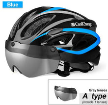 Load image into Gallery viewer, CoolChange Bicycle Helmet EPS Insect Net Road MTB Bike wind resistant
 Lenses Integrally-molded Cycling Casco Ciclismo
