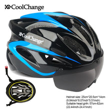 Load image into Gallery viewer, CoolChange Bicycle Helmet EPS Insect Net Road MTB Bike wind resistant
 Lenses Integrally-molded Cycling Casco Ciclismo
