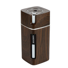 Load image into Gallery viewer, Electric Humidifier Aroma Oil Diffuser Essential Ultrasonic Wood Grain Air Humidifier USB Mini Mist Maker LED Light
