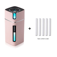 Load image into Gallery viewer, Electric Humidifier Aroma Oil Diffuser Essential Ultrasonic Wood Grain Air Humidifier USB Mini Mist Maker LED Light
