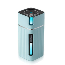 Load image into Gallery viewer, Electric Humidifier Aroma Oil Diffuser Essential Ultrasonic Wood Grain Air Humidifier USB Mini Mist Maker LED Light
