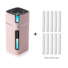 Load image into Gallery viewer, Electric Humidifier Aroma Oil Diffuser Essential Ultrasonic Wood Grain Air Humidifier USB Mini Mist Maker LED Light
