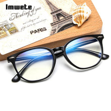 Ladda upp bild till gallerivisning, Imwete Anti Blue Light Computer Glasses Frame Men Women Transparent Gaming Glasses Frames Protection Eye Retro Spectacles Frames
