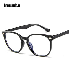 Ladda upp bild till gallerivisning, Imwete Anti Blue Light Computer Glasses Frame Men Women Transparent Gaming Glasses Frames Protection Eye Retro Spectacles Frames
