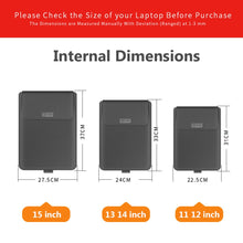 Ladda upp bild till gallerivisning, Laptop Sleeve Bag 4 in 1 Laptop Stand Case with Cable Strap &amp; Mouse Pad Pouch for MacBook Air 13 Huawei Matebook 14 15 Cover
