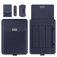 Ladda upp bild till gallerivisning, Laptop Sleeve Bag 4 in 1 Laptop Stand Case with Cable Strap &amp; Mouse Pad Pouch for MacBook Air 13 Huawei Matebook 14 15 Cover

