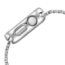 Ladda upp bild till gallerivisning, Metal Diamond Shell For Apple Watch Case 44mm 40mm 42mm 38mm Stainless Steel Protective Case For iWatch Series 6 5 4 3 SE 44mm
