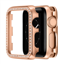 Ladda upp bild till gallerivisning, Metal Diamond Shell For Apple Watch Case 44mm 40mm 42mm 38mm Stainless Steel Protective Case For iWatch Series 6 5 4 3 SE 44mm
