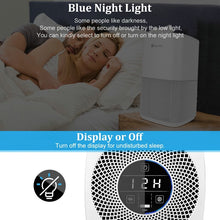 Ladda upp bild till gallerivisning, RIGOGLIOSO Air Cleaner Multi Layer Filtration and Purification Technology True HEPA Carbon Filter 110-240V General Air Purifier
