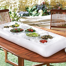 Ladda upp bild till gallerivisning, Swimming Pool Float Beer Table Drinking Cooler Table Bar Tray Beach Inflatable Air Mattress Water Food Drink Holder Pool Floater
