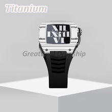 Ladda upp bild till gallerivisning, Titanium Watch Modification Set For Apple Watch 7 6 5 4 SE Luxury Watch Accessories for IWatch 45mm 44mm Exclusive Model
