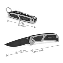 Ladda upp bild till gallerivisning, WORKPRO 3PCS Survival Tool Kits Multi Plier Multifunction Knife Tactical knife Camping Multitools
