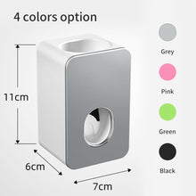 Ladda upp bild till gallerivisning, Y-kelin 2021 Toothpaste Dispenser Wall-Mounted Automatic Toothpaste Squeezer Toothpaste Holder For  Hole-Free Wall Hanging
