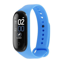 Load image into Gallery viewer, M4 Smartwatch- Klocka med blocktrycksmätare, hjärtfrekvens, träning och fitness mätare, vattentät och mycket praktisk
