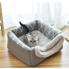 Ladda upp bild till gallerivisning, Pet bed for Cats Dogs Soft Nest Kennel Bed Cave House Sleeping Bag Mat Pad Tent Pets Winter Warm Cozy Beds 2 Size L XL 2 Colors
