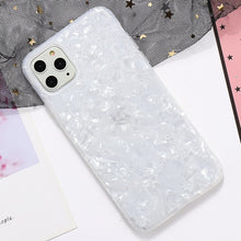 Ladda upp bild till gallerivisning, Lyxig mjuk marmor skal - iPhone 11 Pro Xs Max X Xr 8 7 Plus 6S 6 Glittrigt lyxigt skal

